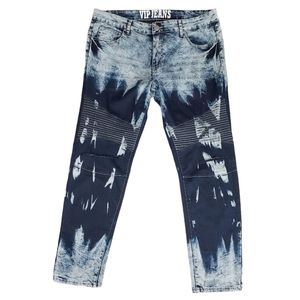 VIP Women's Size 15/16 Distressed Knee Acid Wash Grunge Tall Jeans